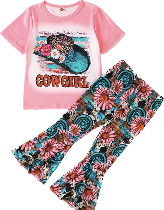 Turquoise Cowgirl Outfit Set
