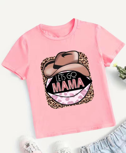 Let’s Go MAMA T-shirt—PINK