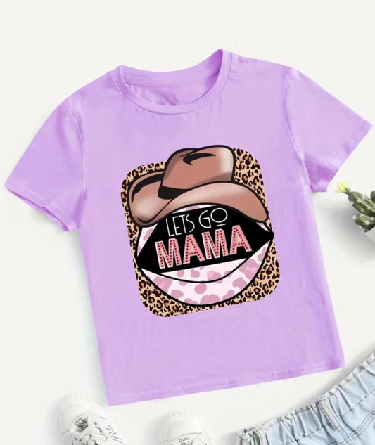 Let’s Go Mama T-Shirt—PURPLE