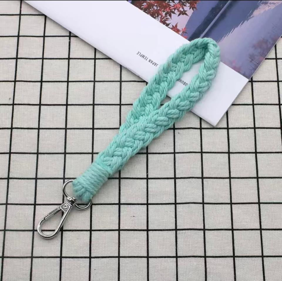 Macrame Wristlet/Key Fob