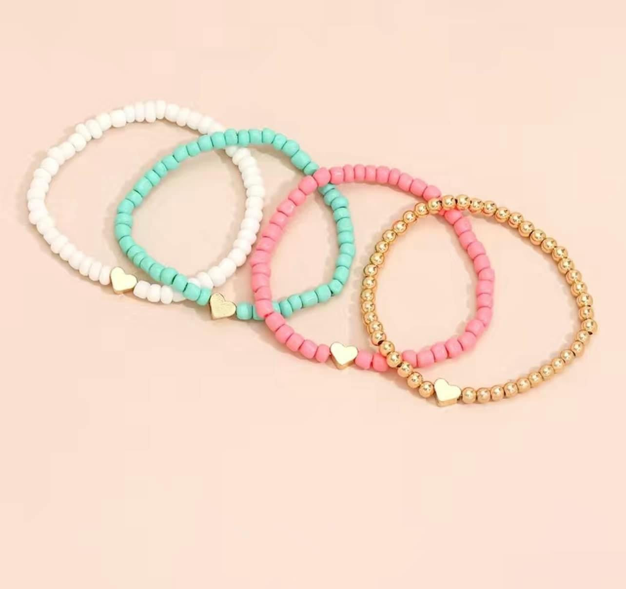 Heart Bracelet Set