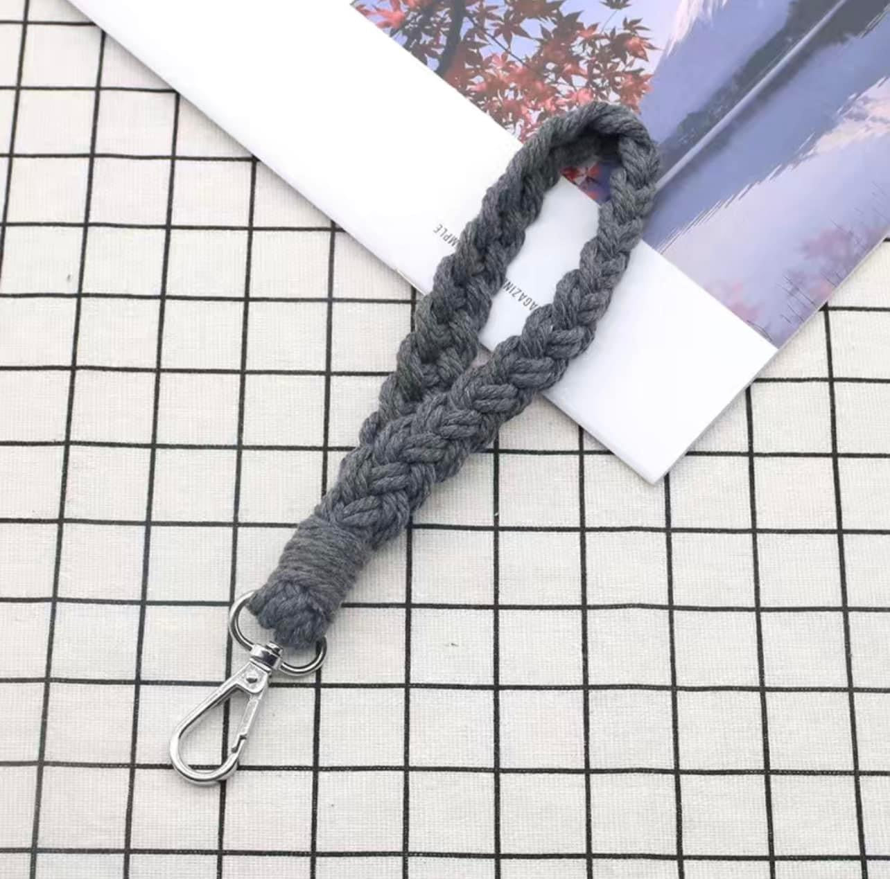 Macrame Wristlet/Key Fob