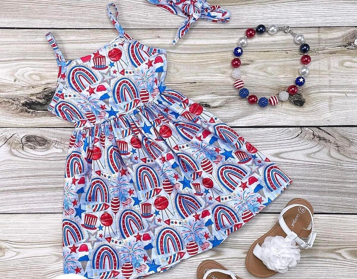 Firecracker Rainbows Dress