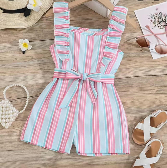 Vertical Striped Romper