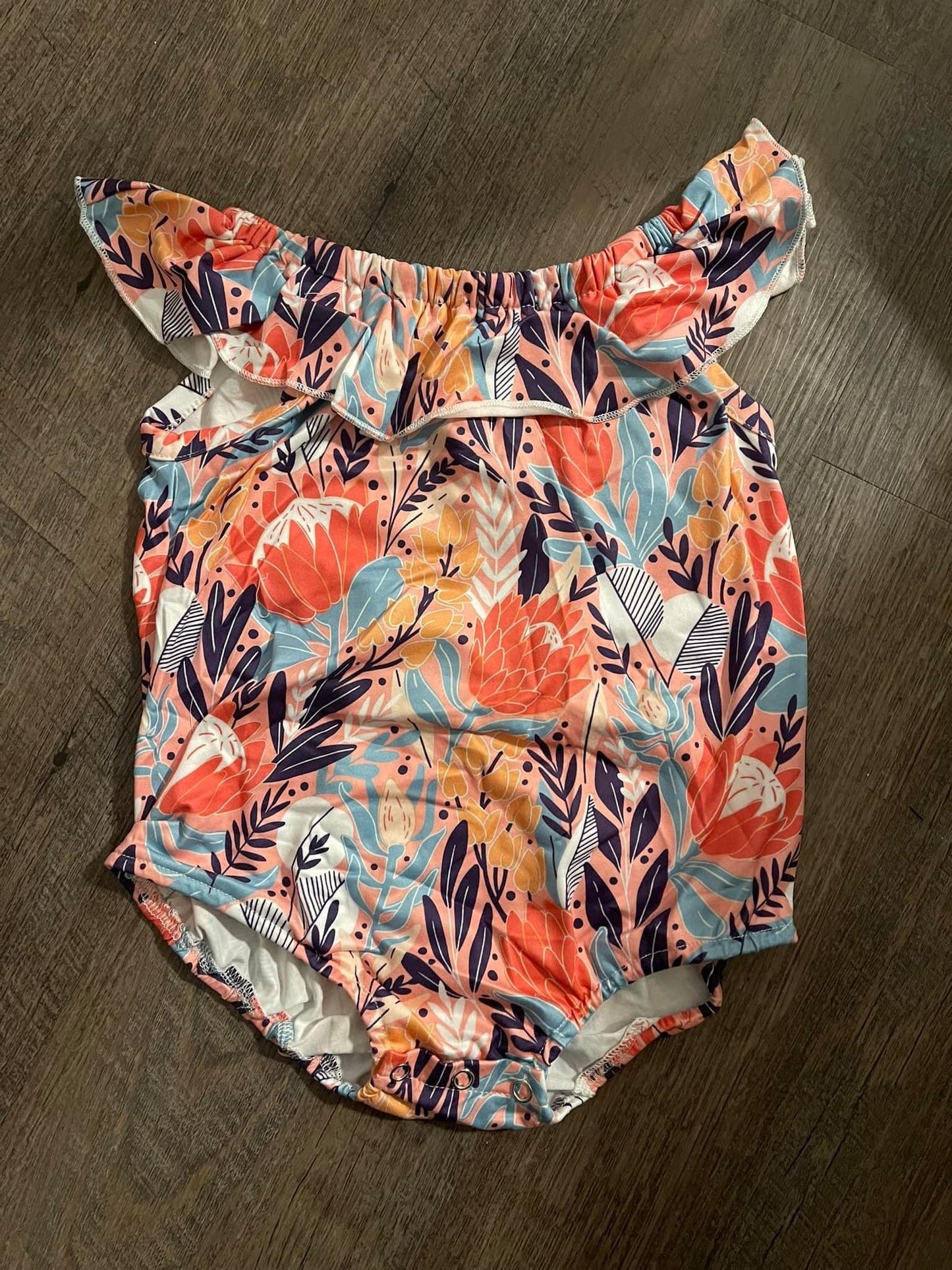 Spring Floral Romper